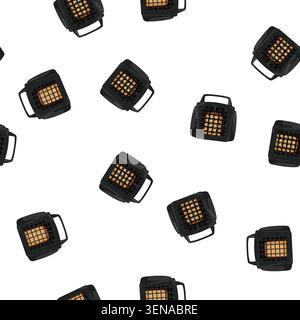 pattern flame heater gas cartoon. flame heater gas sign vector Stock Vector