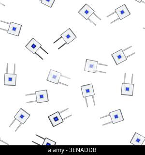 pattern router 5g modem cartoon. wifi speed, internet technology router 5g modem sign vector Stock Vector