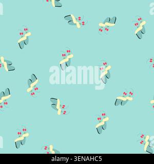 pattern casual kid slippers cartoon. bedroom s, fluffy holiday, fun light casual kid slippers sign. seamless vector illustration Stock Vector
