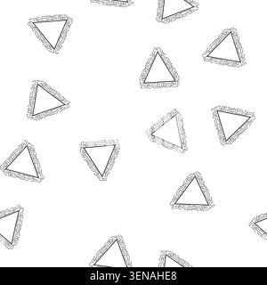 pattern processor microchip frame cartoon. siltransistor circuitry, nanotechnology fabrication, lithography wafer processor microchip frame sign vecto Stock Vector