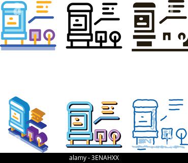 radio resistor icon vector. radio resistor sign. looks color symbol Stock Vector