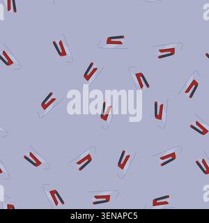 pattern adhesive notched trowel cartoon. floor construction, tiler tiles, cement plaster adhesive notched trowel sign. seamless vector illustration Stock Vector