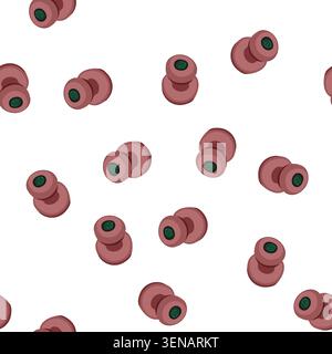pattern keyless fingerprint door lock cartoon. authentication modern, installation digital, code protection keyless fingerprint door lock sign. seamle Stock Vector