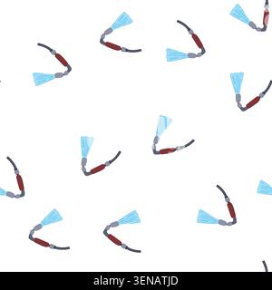 pattern bathroom low flow showerhead cartoon. reduce environment, sustainable savings, green shower bathroom low flow showerhead sign. seamless symbol Stock Vector