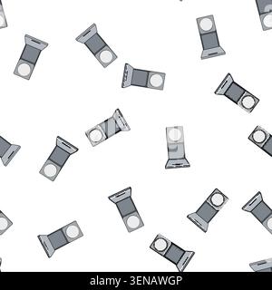 pattern station charging stand wireless cartoon. fast qi, portable sleek, compact efficient station charging stand wireless sign vector Stock Vector