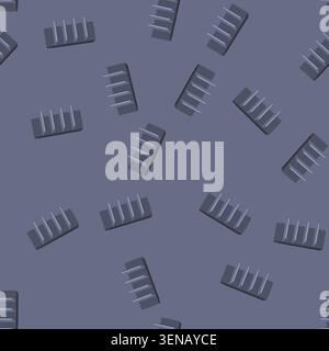 pattern mockup magazine rack cartoon. bookshelf empty, retail brochure, mock shop mockup magazine rack sign. seamless vector illustration Stock Vector