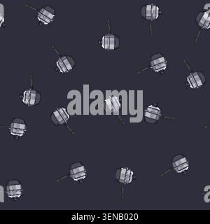 seamless pattern making double boiler pan cartoon. chocolate home, healthy steel making double boiler pan sign vector Stock Vector