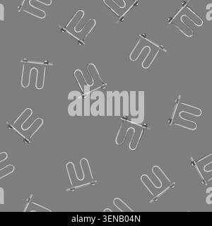 seamless pattern rail towel bathroom cartoon. rail towel bathroom sign vector Stock Vector