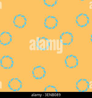 pattern band hair scrunchies cartoon. band hair scrunchies sign. seamless vector illustration Stock Vector