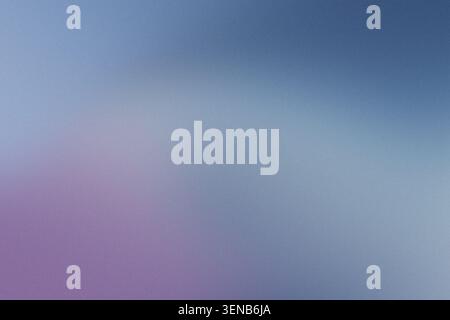 Abstract gradient background blending blue and purple hues with subtle grainy texture Stock Photo