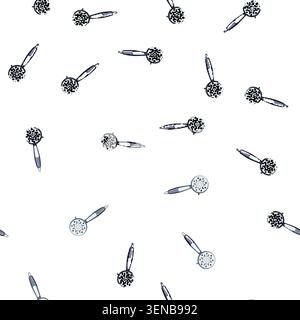 pattern hygiene shower head cartoon. clean wash, falling modern, spray object hygiene shower head sign vector Stock Vector