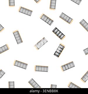 pattern facility oil tank storage cartoon. terminal inventory, containment infrastructure, logistics refinery facility oil tank storage sign vector Stock Vector