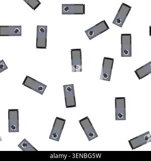 pattern lens table web camera cartoon. equipment digital, technology photo lens table web camera sign vector Stock Vector