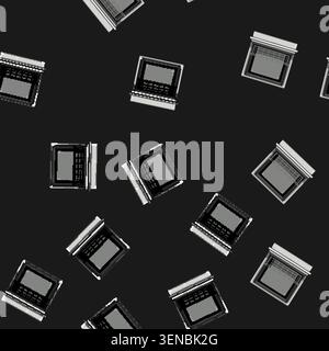 seamless pattern wash dishwasher kitchen cartoon. open machine, appliance hygiene wash dishwasher kitchen sign vector Stock Vector
