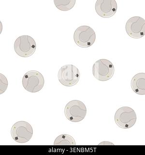 pattern ceiling smoke detector cartoon. ceiling smoke detector sign vector Stock Vector