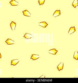 seamless pattern explosion gun flash cartoon. bomb fire, shooting shot, barrel light explosion gun flash sign vector Stock Vector