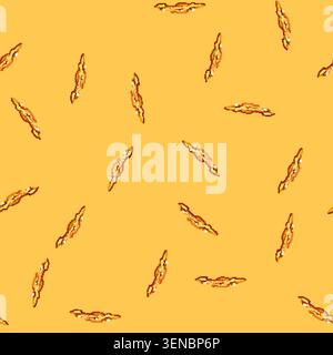 seamless pattern igneous lava puddle cartoon. molten crust, fissure caldera, pyroclastic vent igneous lava puddle sign vector Stock Vector