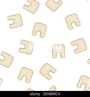 pattern rug bath mat cartoon. carpet floor, picnic roll, color rag rug bath mat sign. seamless symbol vector illustration Stock Vector