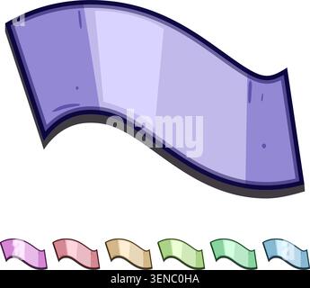 Wavy transparent blue panel on white background suggesting flexible display technology and futuristic user interfaces, clean modern design with copy s Stock Vector