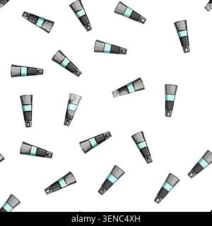 pattern roasted coffee grinder electric cartoon. roasted coffee grinder electric sign vector Stock Vector