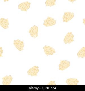 pattern custard meringue cartoon. sweet swirl, pastry topping, blue pie custard meringue sign. seamless symbol vector illustration Stock Vector