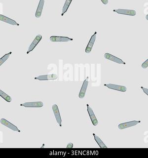 seamless pattern alkaline ph meter color icon vector. alkaline ph meter sign. isolated symbol illustration Stock Vector