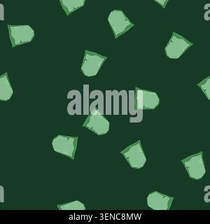 seamless pattern environment compostable trash bag cartoon. organic recycling, natural plantbased, renewable earthfriendly environment compostable tra Stock Vector