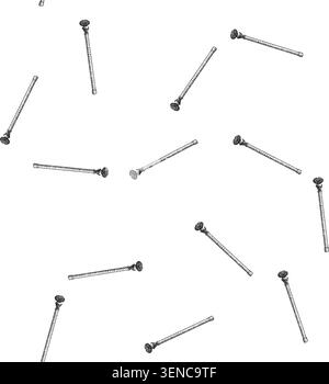 seamless pattern walking cane stick gentleman hand drawn. elegance style, classic formal, dapper sophistication walking cane stick gentleman black ske Stock Vector