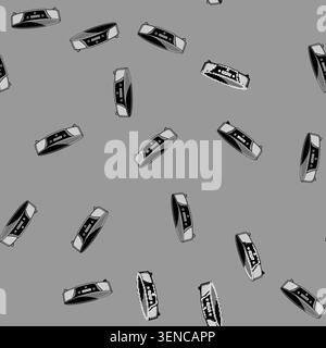 seamless pattern homemade crepe maker cartoon. fresh cooking, cuisine cook homemade crepe maker sign vector Stock Vector