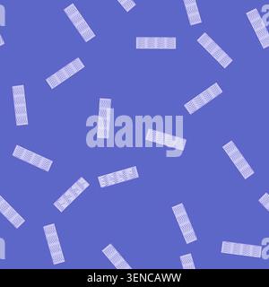 seamless pattern bubble chewing gum cartoon. sugarfree sweet, fresh stick, pack chew bubble chewing gum sign vector Stock Vector