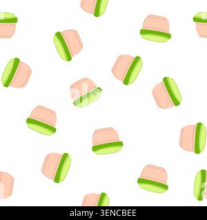 pattern microwave food storage container baby cartoon. safe freezer, safe dishwasher, safe portable microwave food storage container baby sign. seamle Stock Vector