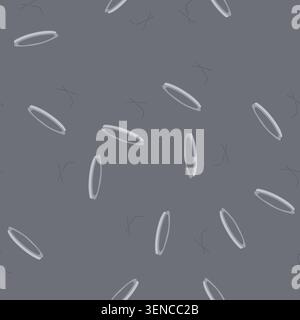 pattern comfor folding table cartoon. metal empty, single chair comfor folding table sign. seamless vector illustration Stock Vector