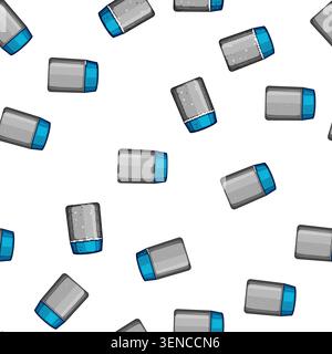 pattern sport thermos bottle cartoon. steel stainless, aluminum brand, product container sport thermos bottle sign vector Stock Vector
