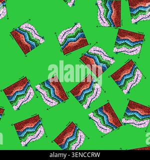 pattern visualization graph hand drawn. analytics trend, axis grid, curve scatter visualization graph vector sketch illustration Stock Vector
