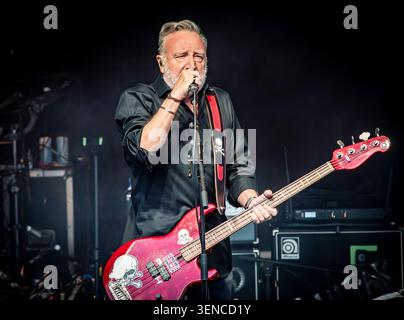 Glasgow UK, 10th June 2026, Peter Hook and the Light, Kelvingrove Bandstand, Glasgow. credit Stephen Wilson Photography Stock Photo