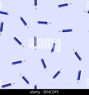 seamless pattern Industrial silicone sealant tube providing adhesion and sealing for home construction, repair, and diy projects, essential for variou Stock Vector