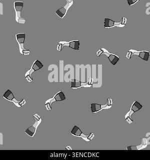seamless pattern emblem garment steamer cartoon. repair iron, pictogram cleaning, vertical washer sign vector Stock Vector