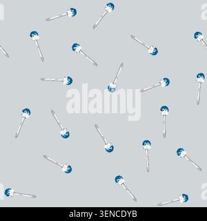 seamless pattern wc toilet brush cartoon. wc toilet brush sign vector Stock Vector