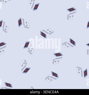 pattern recognition fingerprint scanner cartoon. device mobile, smartphone privacy, verification unique recognition fingerprint scanner sign. seamless Stock Vector