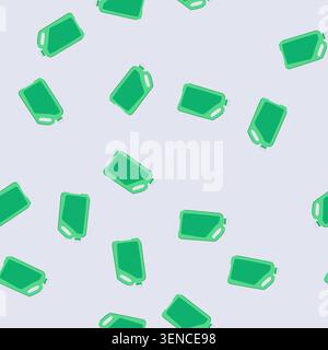 pattern lightweight canister plastic cartoon. reusable bpafree, ecofriendly versatile, transparent sealable lightweight canister plastic sign. seamles Stock Vector
