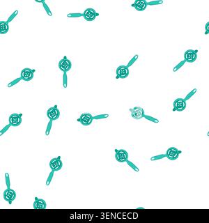 pattern whites egg separator tool cartoon. efficient convenient, easy clean, durable plastic whites egg separator tool sign. seamless symbol vector il Stock Vector