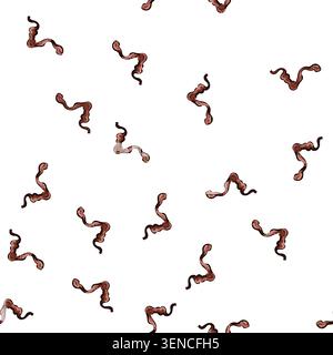 pattern rich chocolate drip sause cartoon. smooth indulgent, homemade recipe, cocoa creamy rich chocolate drip sause sign vector Stock Vector