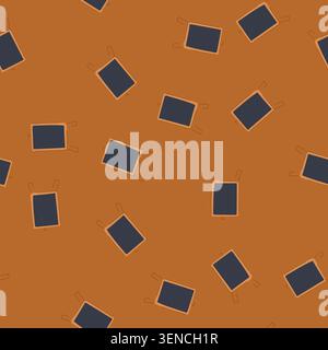 pattern chalk outdoor chalkboard cartoon. sign blackboard, menu cafe, frame street chalk outdoor chalkboard sign. seamless vector illustration Stock Vector