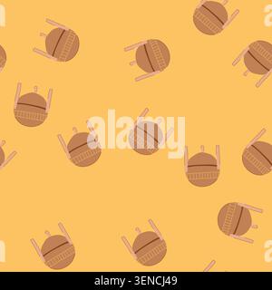 pattern capacity oil tank storage cartoon. underground aboveground, double wall, single wall capacity oil tank storage sign. seamless vector illustrat Stock Vector