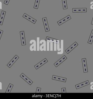 seamless pattern cable usb hub cartoon. data technology, connection digital cable usb hub sign vector Stock Vector