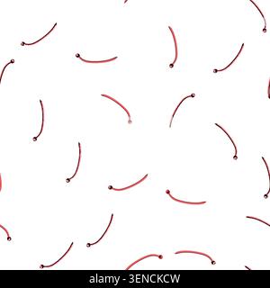 pattern nylon cable ties cartoon. wrap bundle, wire color, electrician fastener nylon cable ties sign vector Stock Vector