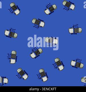 seamless pattern system vacuum pump cartoon. technician industry, gauge water, pressure condition system vacuum pump sign vector Stock Vector