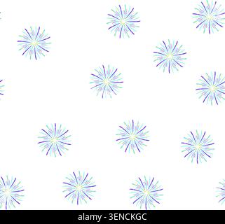 pattern firework firework cartoon. light happy, celebrate display, new festive firework firework sign vector Stock Vector