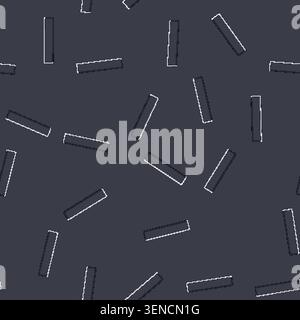 seamless pattern black soundbar audio cartoon. speaker technology, music bar black soundbar audio sign vector Stock Vector