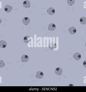 pattern control ip camera cartoon. cam guard, internet equment, lens service control ip camera sign. seamless vector illustration Stock Vector